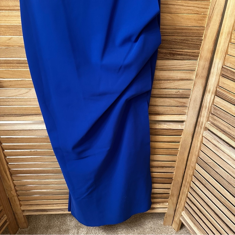 Chiara Boni Blue Off-Shoulder Dress - Picture 7 of 10
